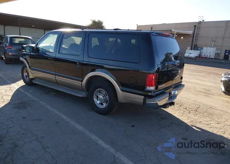 2000 Ford Excursion Limited from USA, damaged, VIN 1FMNU42L7YEB68057